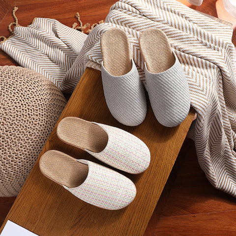 Japanese style Malay grass linen slippers m1915010542