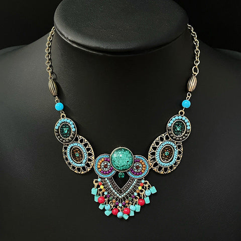 Exotic Bohemian Necklace m1915010648