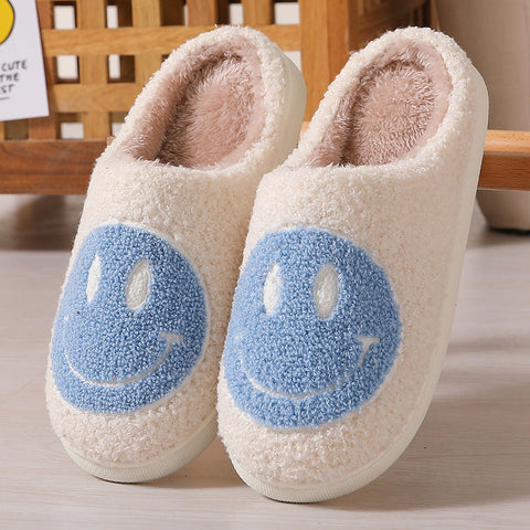 Winter cute cartoon smiling face home cotton slippers m1915010610