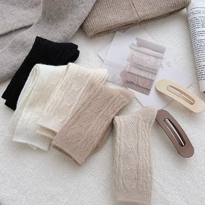 Cashmere pile socks women add cashmere thick warm stockings in autumn and winter m1915010467